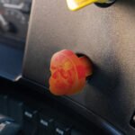 Skull Air Valve Knob - Cadmium Orange - Image 4