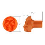 Skull Air Valve Knob - Cadmium Orange - Image 5