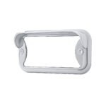 Small Rectangular Light Bezel With Visor
