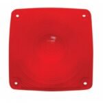 Square Double Face Light Lens - Red