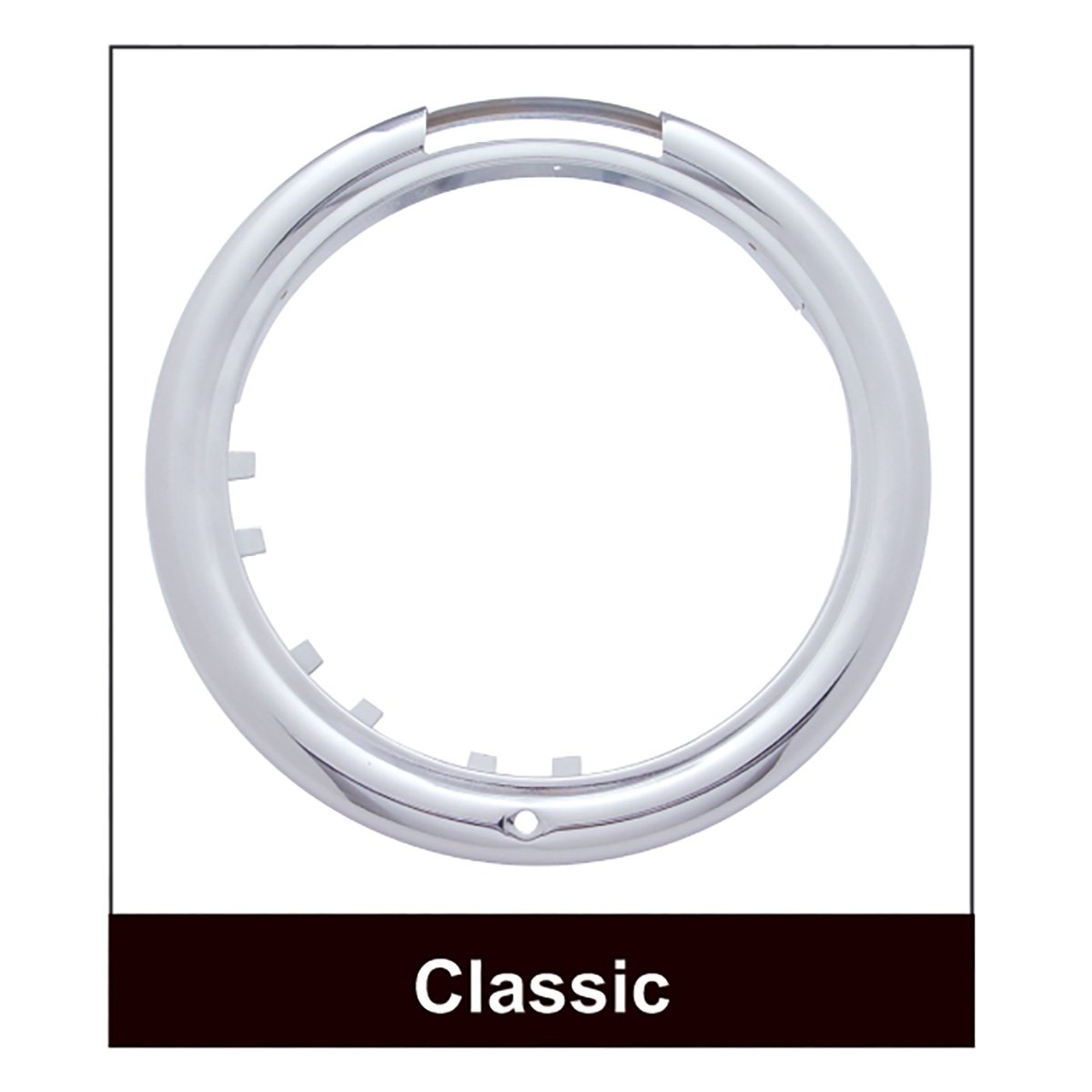 Stainless-Classic-Headlight-11-LED-Bulb-Dual-Mode-LED-Signal-Amber-Lens-3 Stainless Classic Headlight 11 LED Bulb & Dual Mode LED Signal - Amber Lens - Image 4