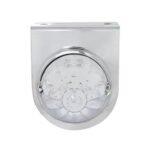 Stainless Light Bracket With 17 LED Watermelon Light - Red LED/Clear Lens