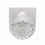 Stainless Light Bracket With 19 LED Bullet Style Grakon 1000 Light & Visor - Amber LED/Clear Lens - Image 2