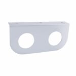 Stainless Light Bracket With 2X 2" Light Cutouts
