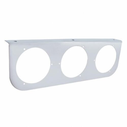 Stainless Light Bracket With 3X 4" Light Cutouts