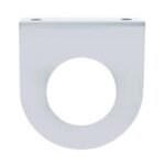 Stainless Light Bracket With Single 2" Light Cutout