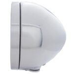 Stainless Steel "Bullet" Classic Headlight 6014 Bulb - Image 3