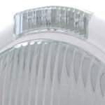 Stainless Steel Classic Headlight H4 Bulb & LED Turn Signal - Clear Lens - Image 2