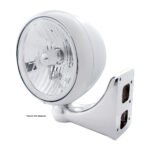 Stainless Steel Guide 682-C Style Headlight Crystal H4 Bulb - Image 2