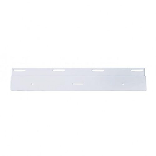 Stainless Top Mud Flap Plate - 17" Light Bar Cutout (Each)
