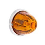 Star-Burst Glass Watermelon Light Flush Mount Kit-Amber LED/Amber Lens - Image 2