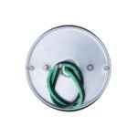 Star-Burst Glass Watermelon Light Flush Mount Kit-Amber LED/Amber Lens - Image 6