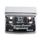 "Traction Control Differential" Switch Guard With Black Sticker