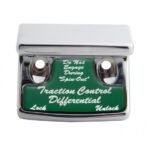 "Traction Control Differential" Switch Guard With Green Sticker