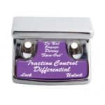 "Traction Control Differential" Switch Guard With Purple Sticker