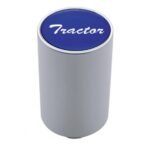 "Tractor" 3" Air Valve Knob - Blue Glossy Sticker