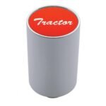 "Tractor" 3" Air Valve Knob - Red Aluminum Sticker