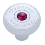 "Tractor" Deluxe Air Valve Knob - Purple Crystal