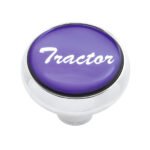 "Tractor" Deluxe Air Valve Knob - Purple Glossy Sticker