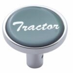 "Tractor" Long Air Valve Knob - Green Glossy Sticker
