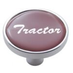 "Tractor" Short Air Valve Knob - Red Glossy Sticker