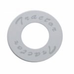"Tractor" Stainless Deluxe Air Valve Knob Plaque Only