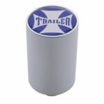 "Trailer" 3" Air Valve Knob - Blue Maltese Cross Sticker