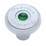 "Trailer" Deluxe Air Valve Knob - Green Crystal