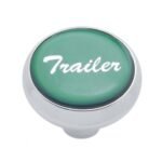 "Trailer" Deluxe Air Valve Knob - Green Glossy Sticker