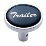"Trailer" Long Air Valve Knob - Black Glossy Sticker