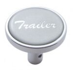"Trailer" Long Air Valve Knob - Silver Glossy Sticker