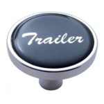 "Trailer" Short Air Valve Knob - Black Glossy Sticker