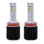 Triple Color High Power 12V H11 LED Bulbs - White/Yellow/W+Y (2-Pack) - Image 2