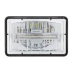 ULTRALIT - 4" X 6" Rectangular LED Headlight With White LED Position Light - Low Beam - Image 2