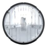 ULTRALIT - 5 High Power LED 7" Dual Function Headlight - Chrome - Image 2