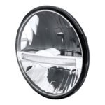 ULTRALIT - 7" High Power LED Headlight With White LED Position Light Bar - Image 3