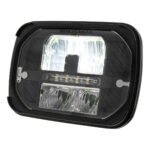 ULTRALIT - Heated 5"X7" LED Headlight With White Position Light - Image 4