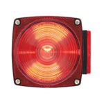 Under 80" Wide Combination Trailer Light Without License Light
