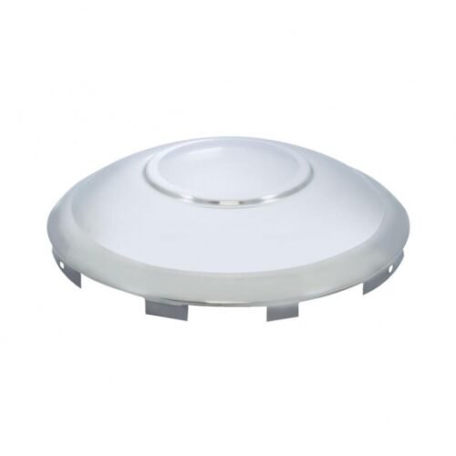 Universal Stainless Steel Classic Front Hubcap - 7/16" Lip