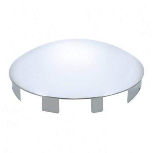 Universal Stainless Steel Dome Front Hubcap - 1" Lip