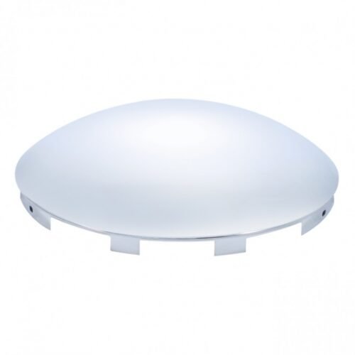 Universal Stainless Steel Dome Front Hubcap - 7/16" Lip