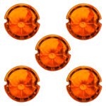 Watermelon Glass Marker Light Lens - Amber (5 Pcs) - Image 5