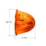 Watermelon Glass Marker Light Lens - Amber (5 Pcs) - Image 6