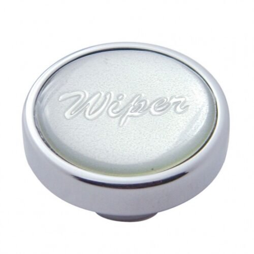 "Wiper" Dash Knob - Silver Glossy Sticker
