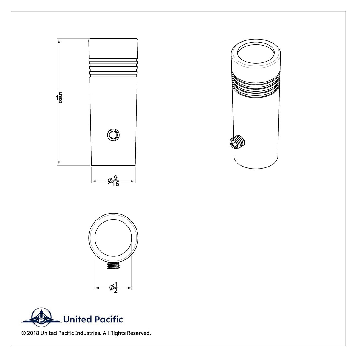 1-58-Short-Toggle-Switch-Extension-With-Color-Crystal-Blue-Crystal-1 1-5/8" Short Toggle Switch Extension With Color Crystal - Blue Crystal - Image 2