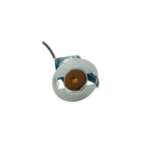 1-Wire Universal Single Contact Instrument Panel & License Plate Light Socket w/ Spring Clip Mount, 1 Pc.