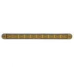 10 LED 9" Turn Signal Light Bar With Bezel - Amber LED/Amber Lens - Image 3