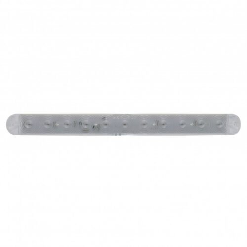 11 LED 15" Turn Signal Light Bar - Amber LED/Clear Lens (Bulk)