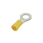 12-10 AWG 5/16" Stud Vinyl Ring Terminal (12-Pack)