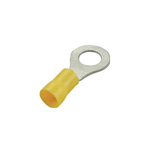 12-10 AWG 5/16" Stud Vinyl Ring Terminal (12-Pack)